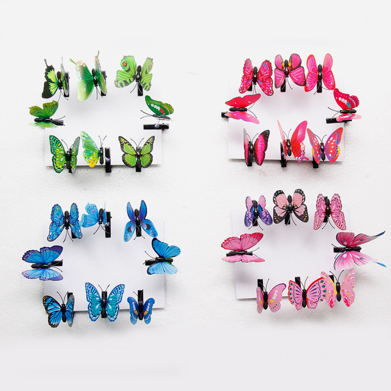 Simulation Butterfly Beautiful Wedding Party Headdress Hairpin Random - Shop at LoveMi