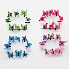 Simulation Butterfly Beautiful Wedding Party Headdress Hairpin - Random - View 1