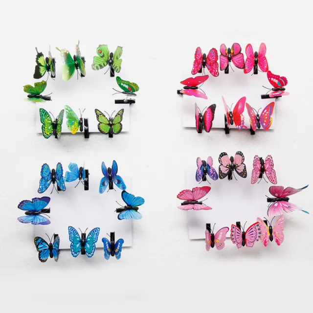 Simulation Butterfly Beautiful Wedding Party Headdress Hairpin Random - Shop at LoveMi