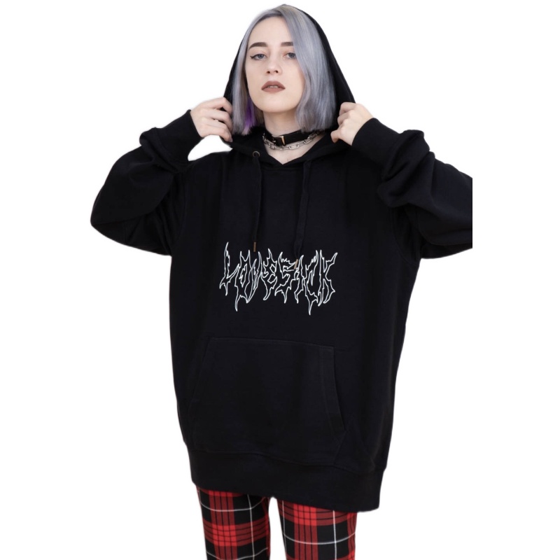 Loose Korean Version With Plush Overcoat And Hoodie Lady