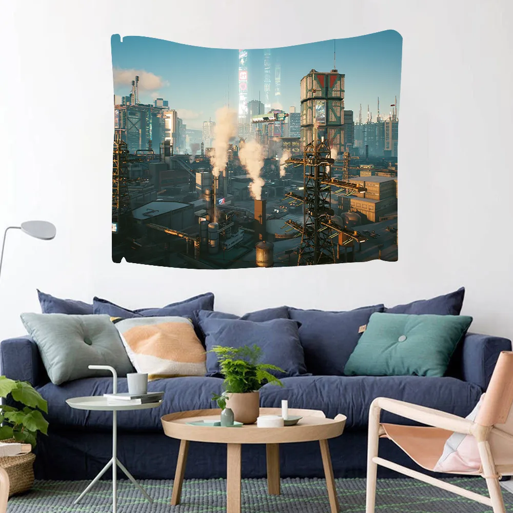Tapestry Wall Cloth Background Digital Printing Bedroom Tapestry Room Decoration - 21 Style
