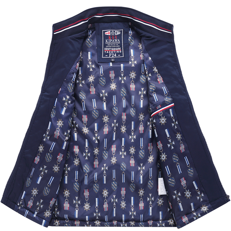 Men's Casual Vest Stand Collar Solid Color Waistcoat