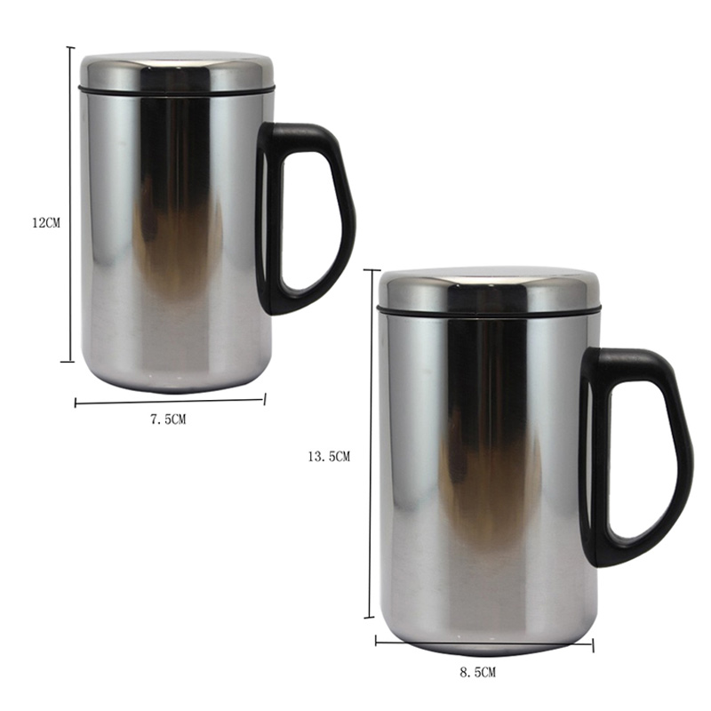 Double Stainless Steel Insulation Cup Office Tea Cup