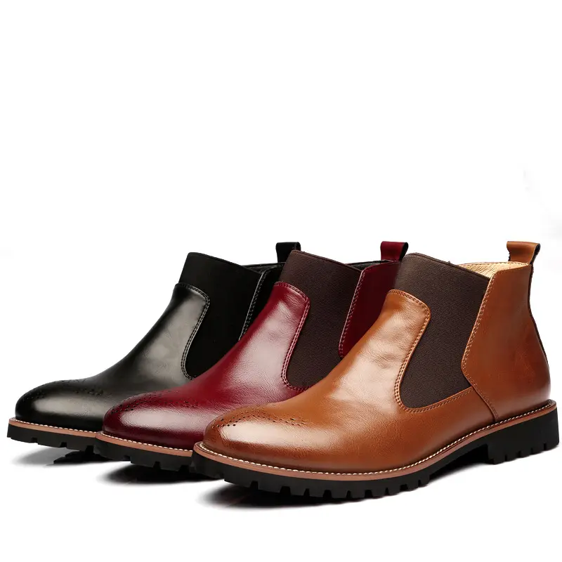Brock Leather Boots Men Shoes Martin
