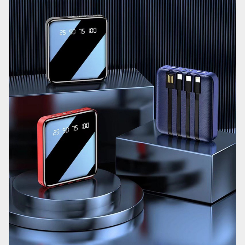 Mirror Power Bank Large Capacity Mobile Power Supply — foto 3
