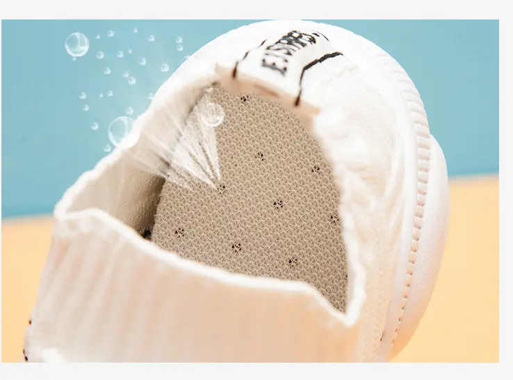 Children's Spring And Autumn Knitted Lace-up Sneakers