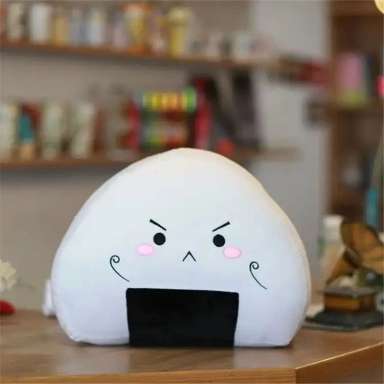 Cute Rice Ball Sushi Pillow Cushion Plush Toy