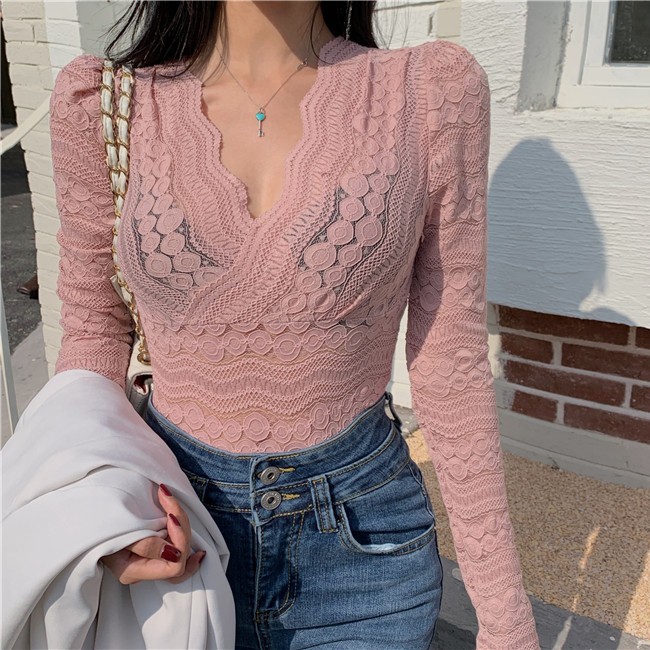 Temperamental Long Sleeve Lace Is Built Inside Small Unlined Upper Garment