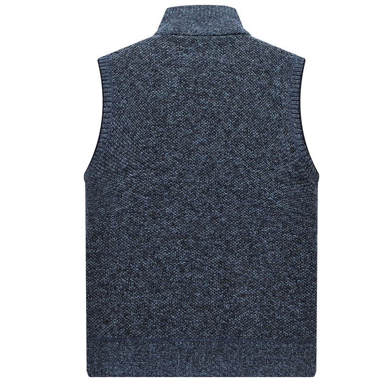 Middle Aged and Elderly Leisure knitted Vest