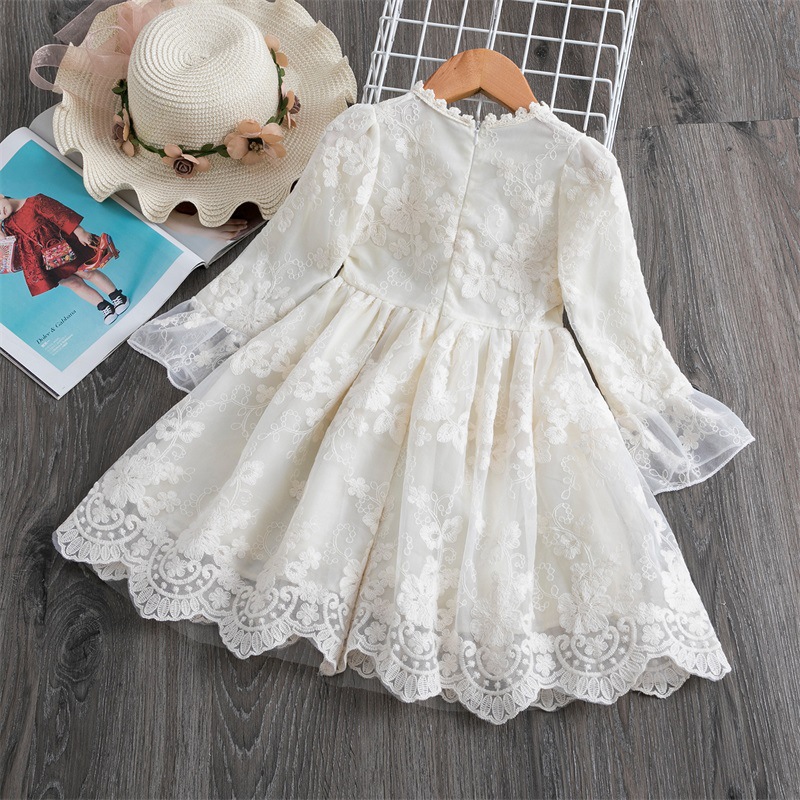 Short Sleeve Lace Spring And Autumn Princess Skirt