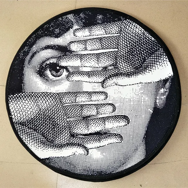 Carpet Circular Living Room Doormat Face Decoration