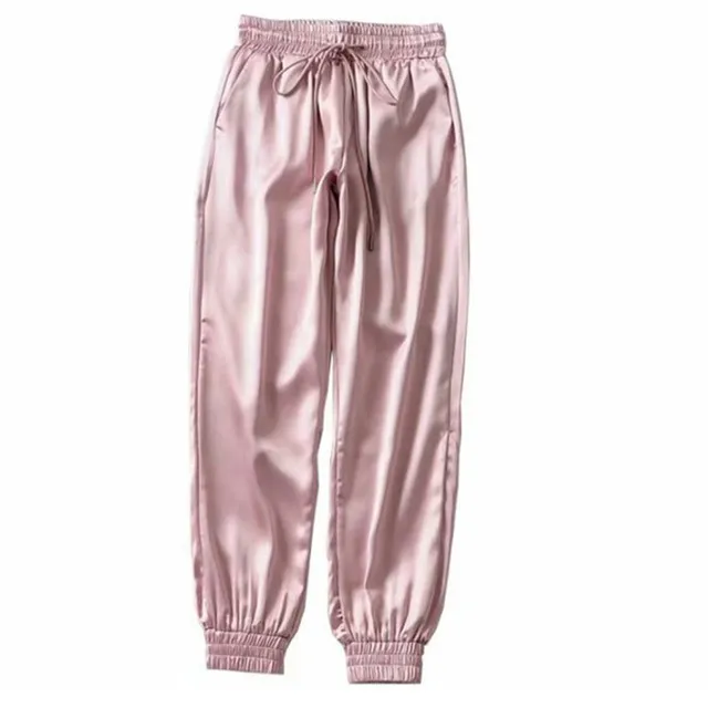 Pocket Pants Trousers For Women Sweatpants Track Sportwear Pink - Shop at LoveMi