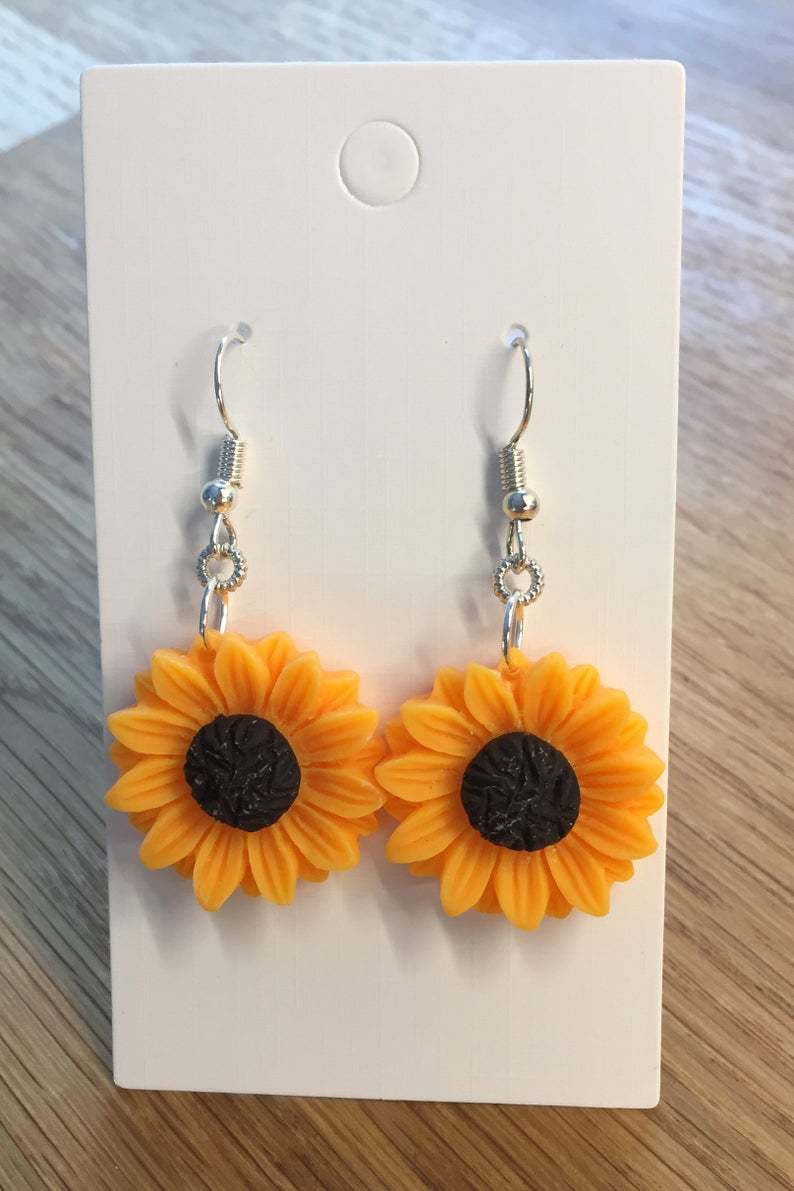 Fashion Retro Mori Super Sunflower Earrings