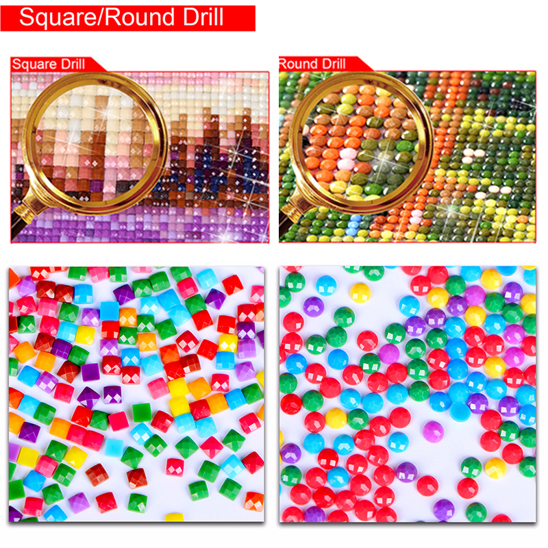 Full Diamond Dog Swimming 5D Diy Rubik's Cube Diamond Decoration Painting