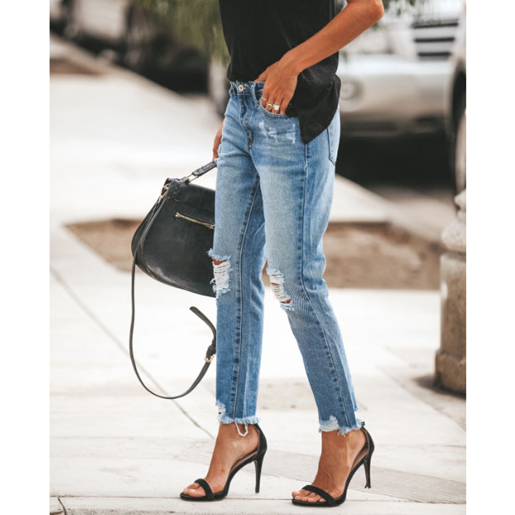 Women's Jeans and Trousers With No Bullet and Hole