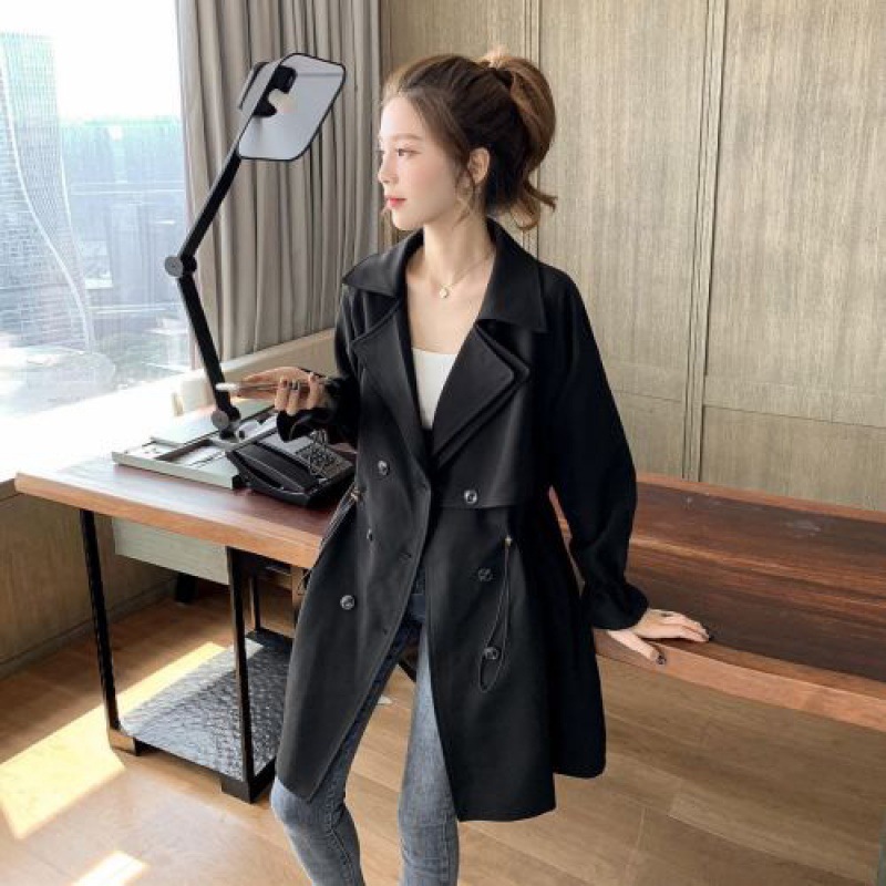 Loose Suit Collar of Overcoat Korean Edition