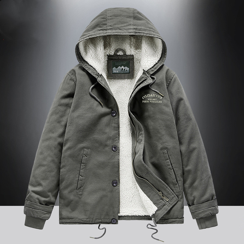 Product Information Workwear Jacket Cotton Coat Lamb Cashmere Cotton Coatl