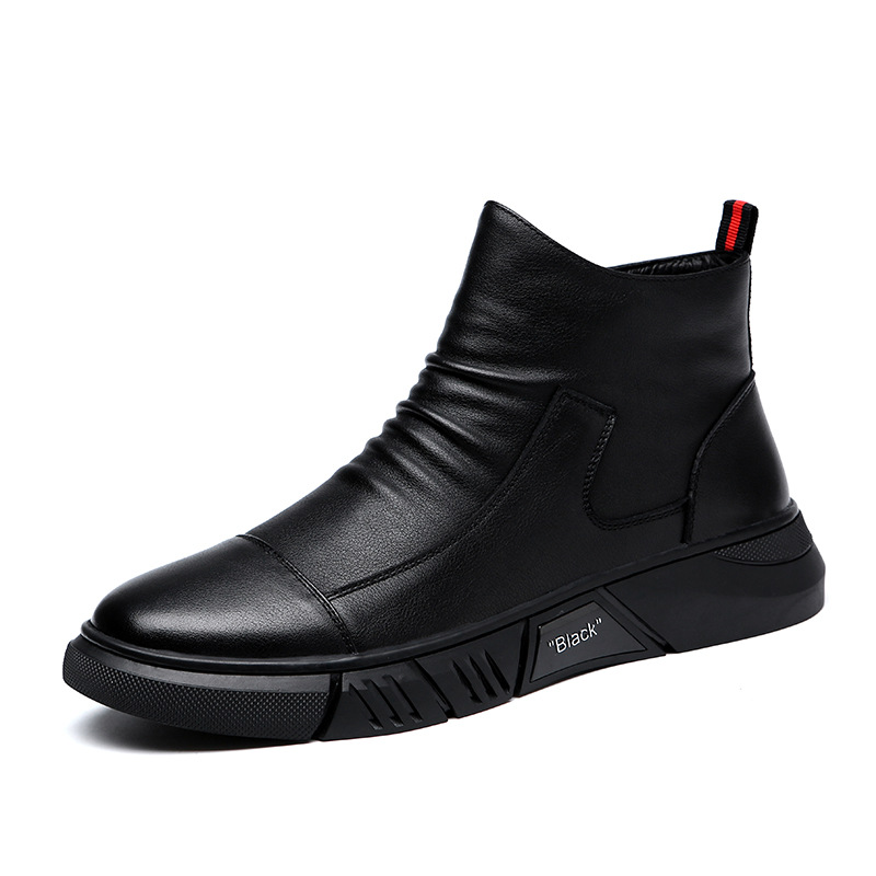 Leather Mid-Cut Boots, picture 3 of 3