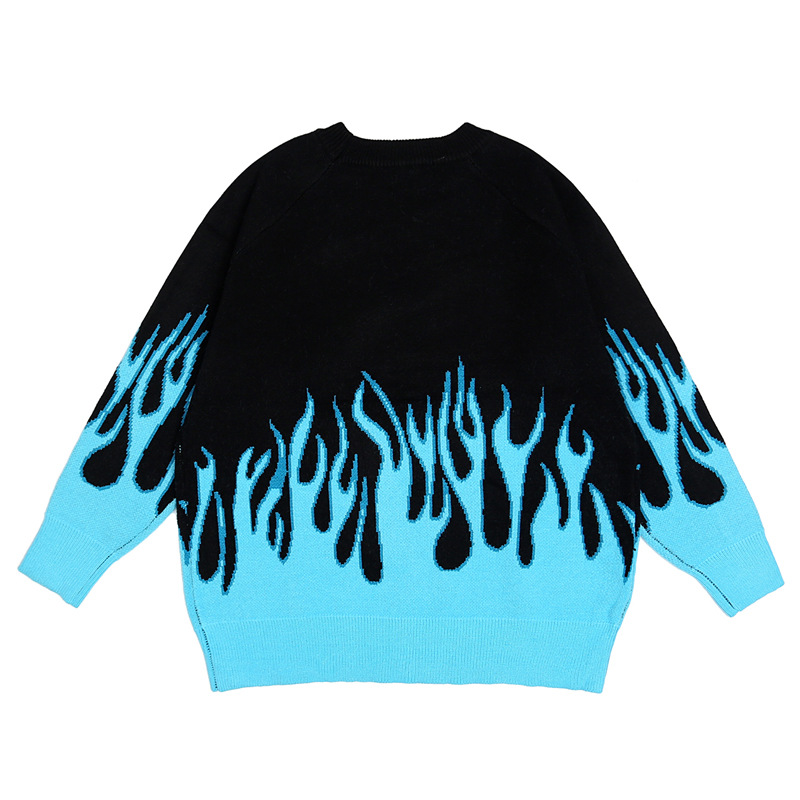 Butterfly Embroidered Sweater Men's Loose And Lazy Sweater