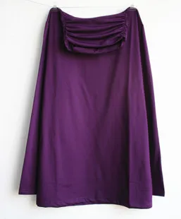 New Large Size High Neck Round Neck T shirt Women Purple - Shop at LoveMi