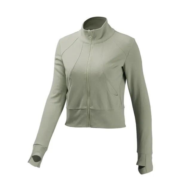 Fitness Wear Autumn And Winter Sports Coat For Women Running Green - Shop at LoveMi