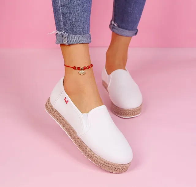Low Top Round Head Rubber Shallow Mouth Sleeve Foot White - Shop at LoveMi