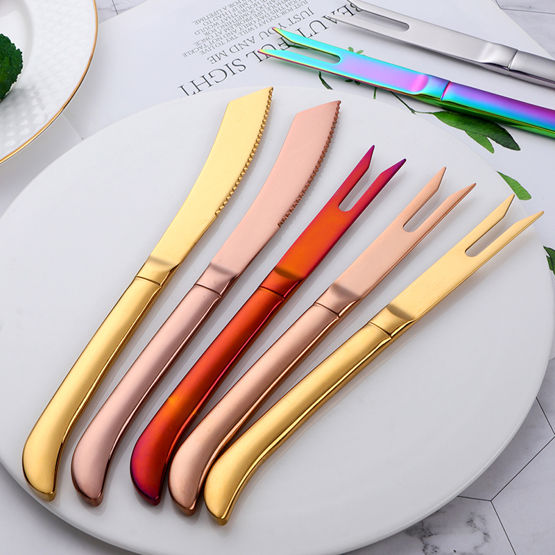 سكين ستيك غربى من الفولاذ المقاوم للصدأ