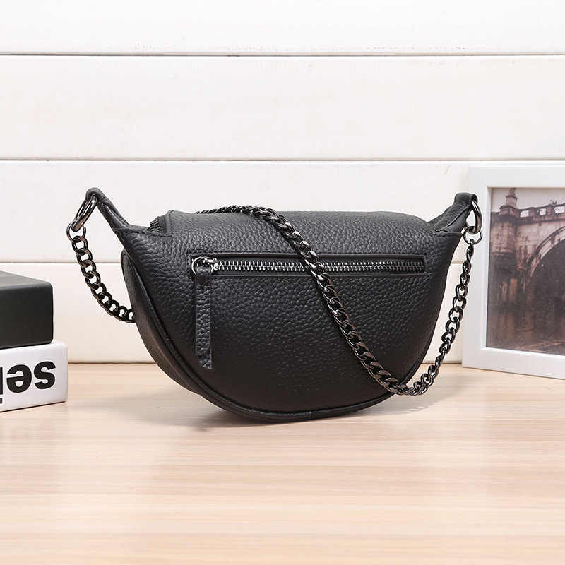 Cowhide Diagonal Bag Fashion Shoulder Bag