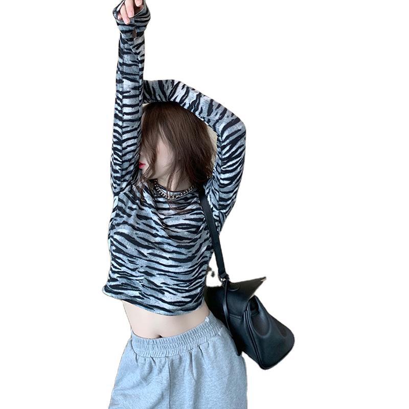 All-match Slimming Short Bottoming Shirt Women