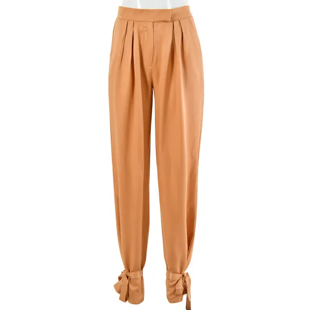 Trendy Women's Autumn And Winter New Casual Pants Orange - Shop at LoveMi