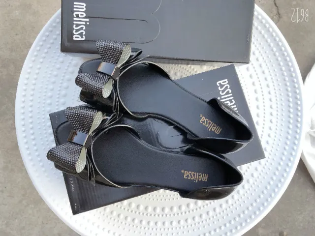 Bow knot Women's Sandals Flat Bag With Toe Black - Shop at LoveMi