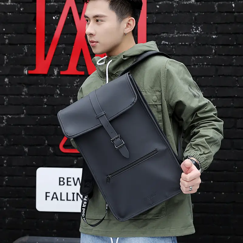 PU Fashion Leather Leisure Computer Backpack