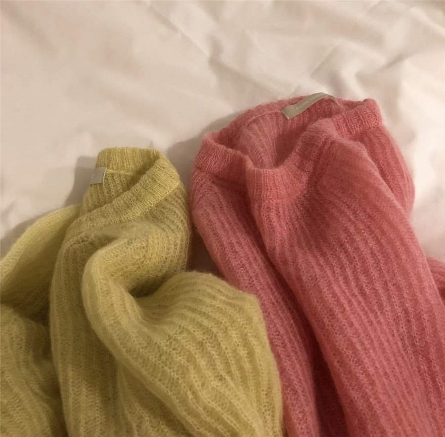 Women's Autumn Loose Mohair Sweater Top