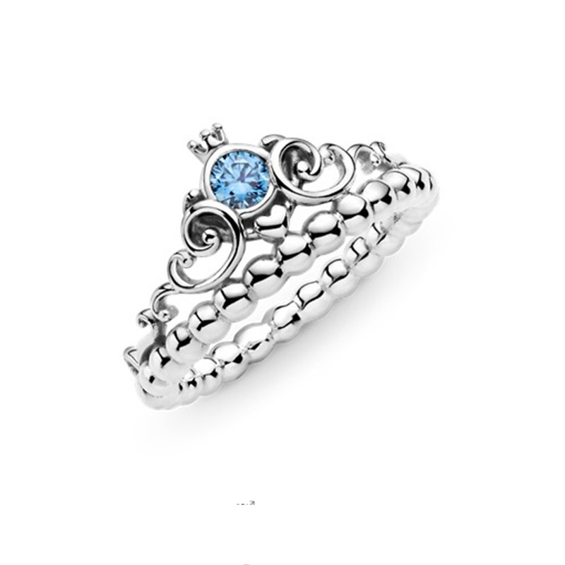 S925 Silver 70th Anniversary Crown Ring