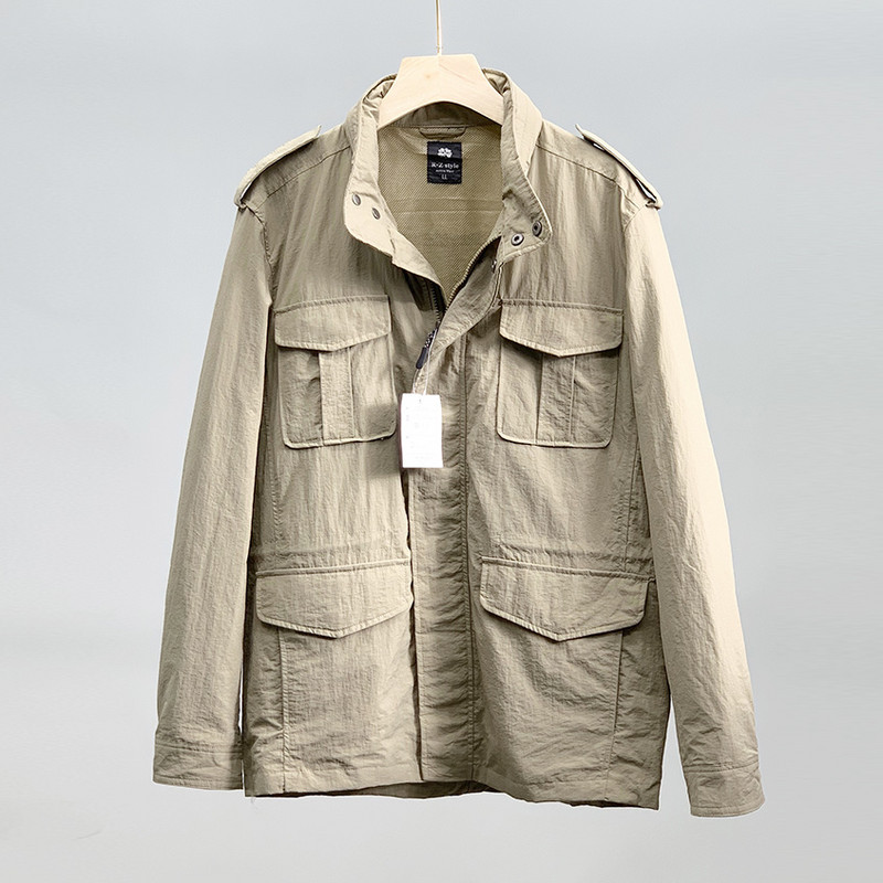 Cargo Jacket Thin Coat Loose For Foreign Trade Men