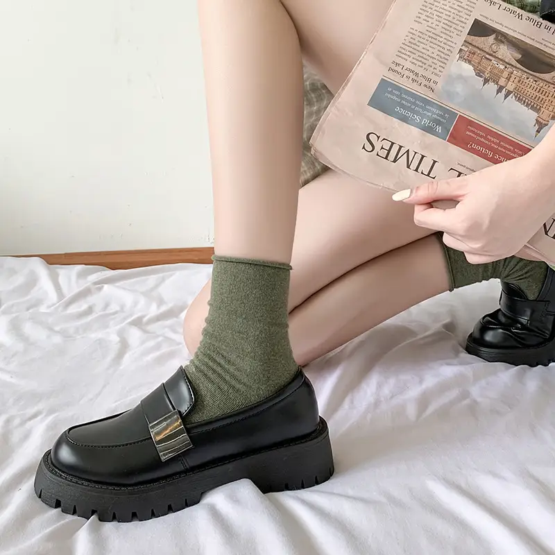 Cute Shoes, JK Uniform Shoes, British Soft Girl Shoes