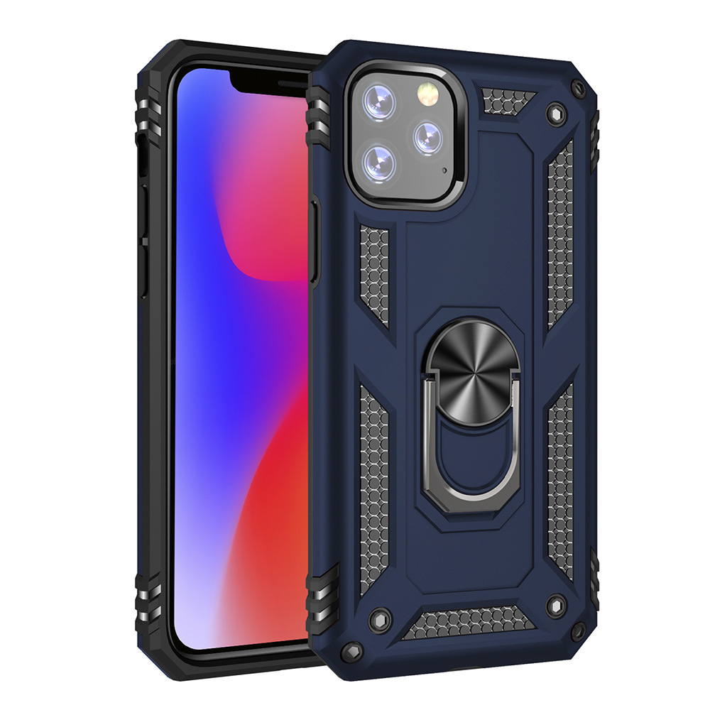 Sergeant Anti Fall Bracket Armor CD Pattern Mobile Phone Case – Blue, 11pro 5.8 2019