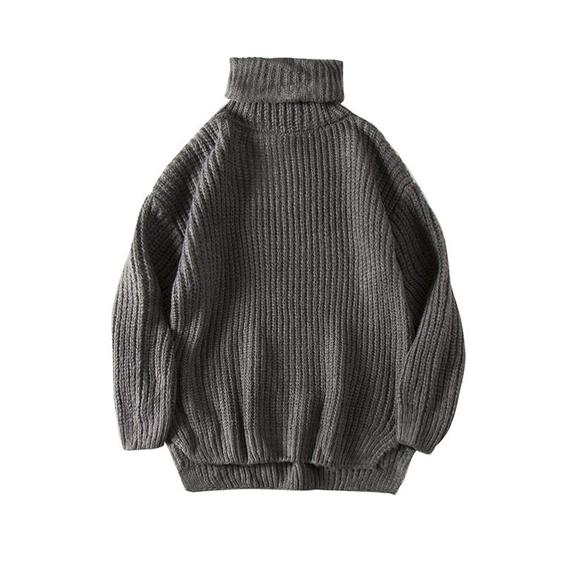 Fashion Thick Wool Loose Turtleneck Sweater