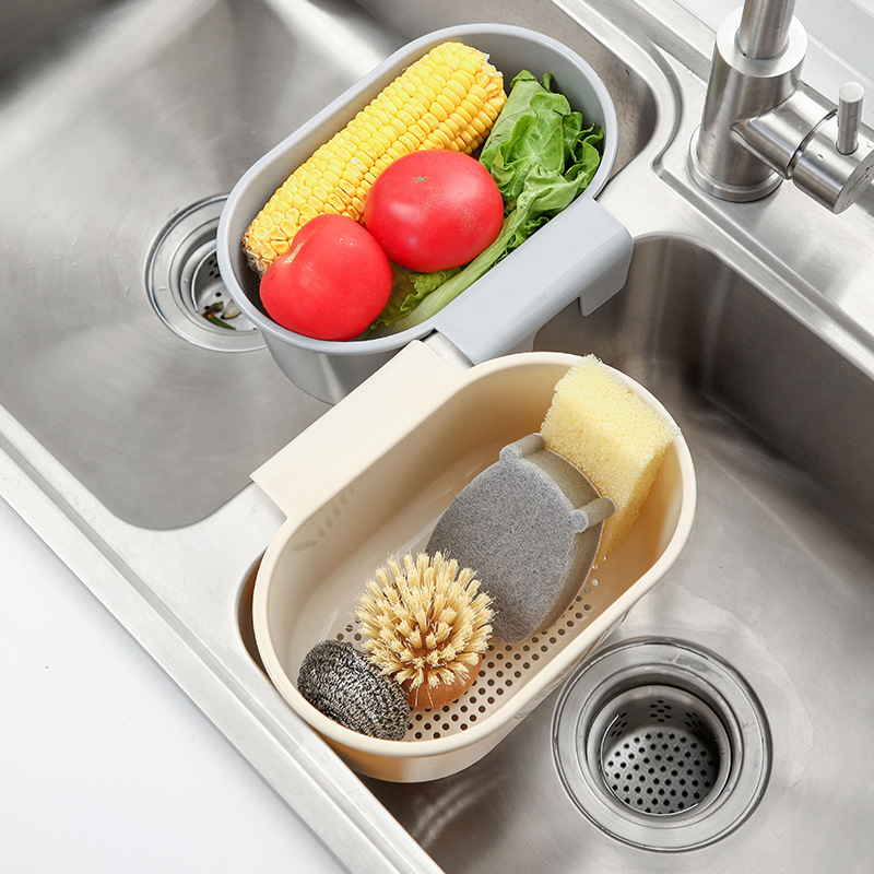 Garbage Filter Basket Kitchen Supplies Rack Household Sink Drain Hanging Basket