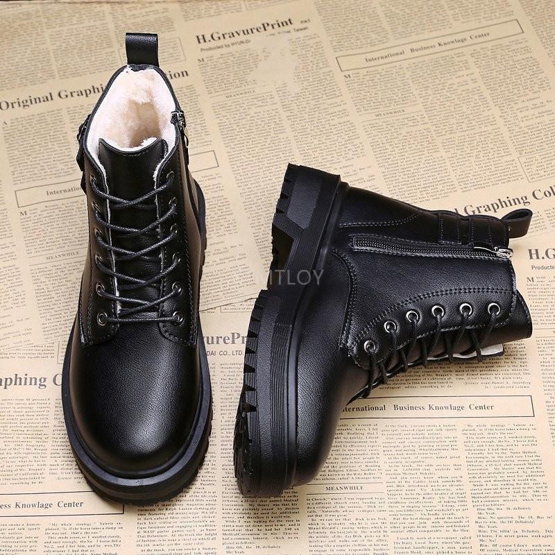 Faux Suede Cross-Strap Boots, picture 4 of 4