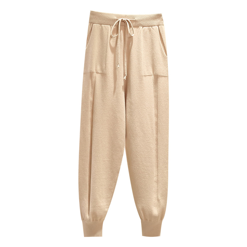 Women's Knitted Harem  Loose Casual Pants