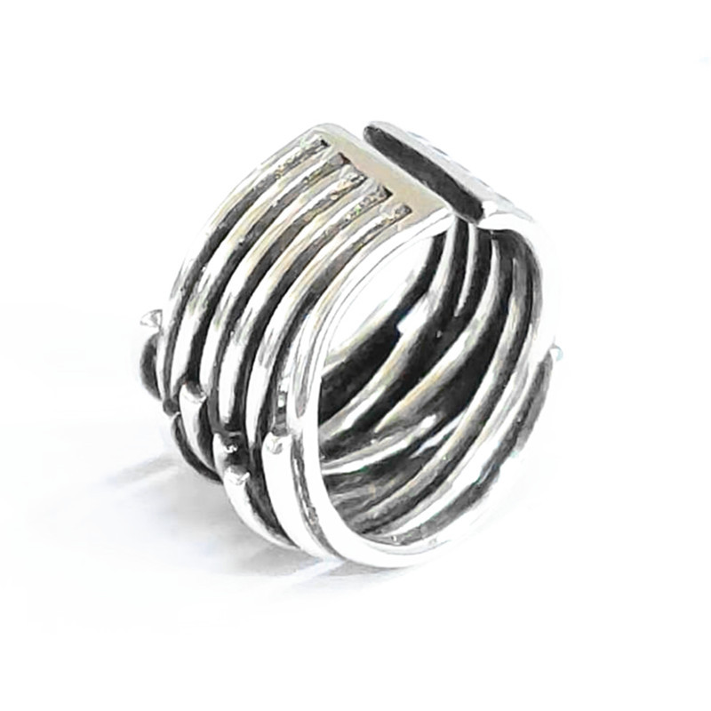 Multi Layer Line Knitting Ring Women's Korean Fashion Trend