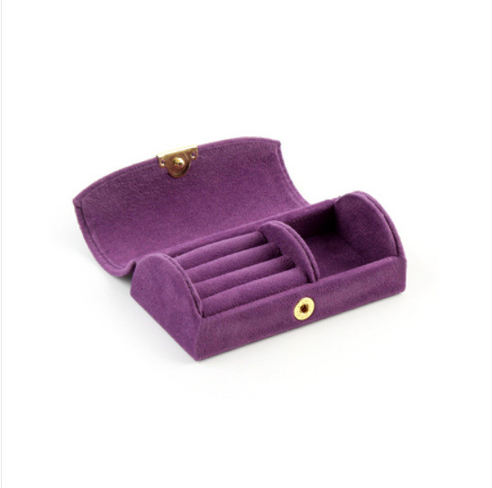 Portable Jewelry Storage Bag Bracelet Earrings Jewelry Storage Box Purple - Shop at LoveMi