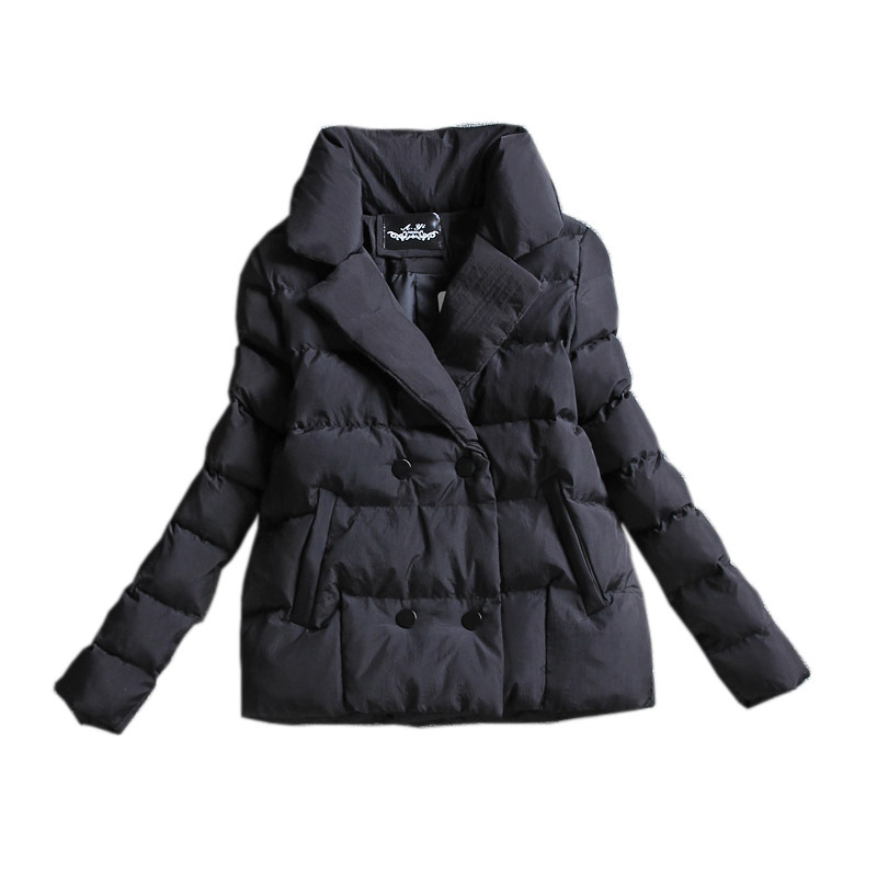 Women's Down With Suit Collar Padded Short Jacket