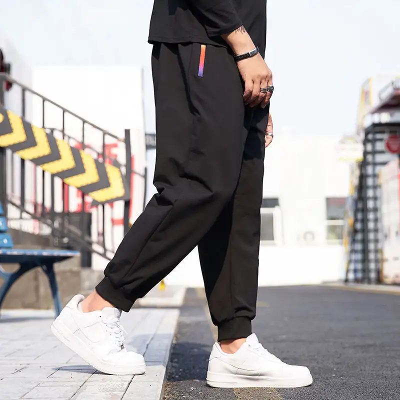 Fashion Plus Zipper Pocket  Sports Pants Men