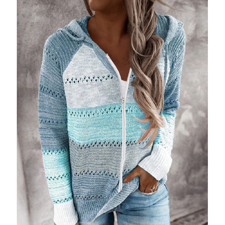 Sweater Autumn And Winter New Loose Striped Long Sleeves