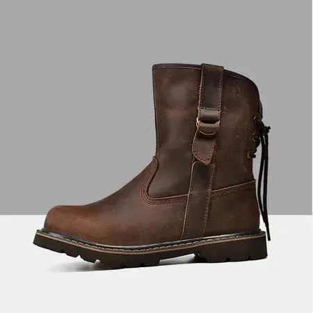 Girls' Large Ankle Boots With Short Straps Brown - Shop at LoveMi