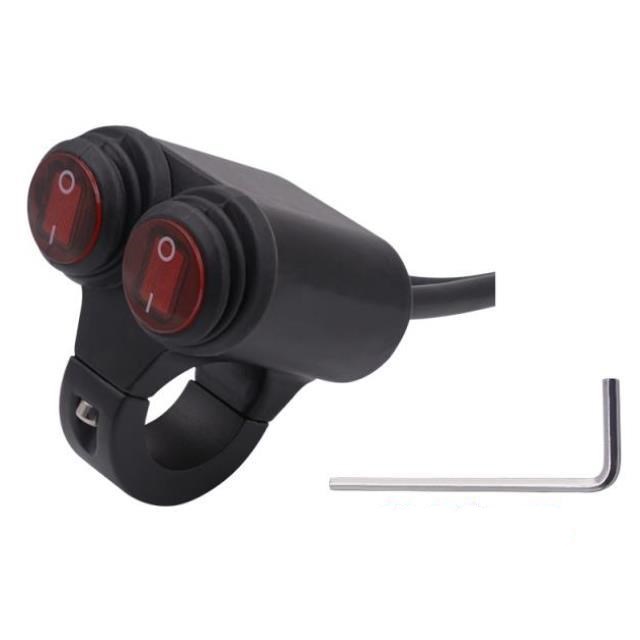 Three-Wire Steering Headlight Double Flasher Horn Switch Universal — view 5