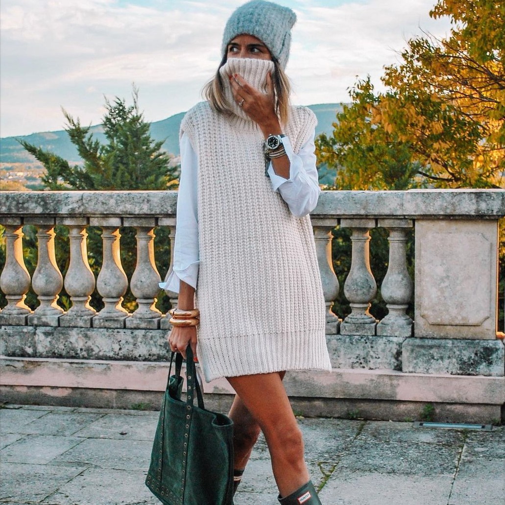 Women's Solid Color Lapel Sleeveless Fashion Casual Sweater