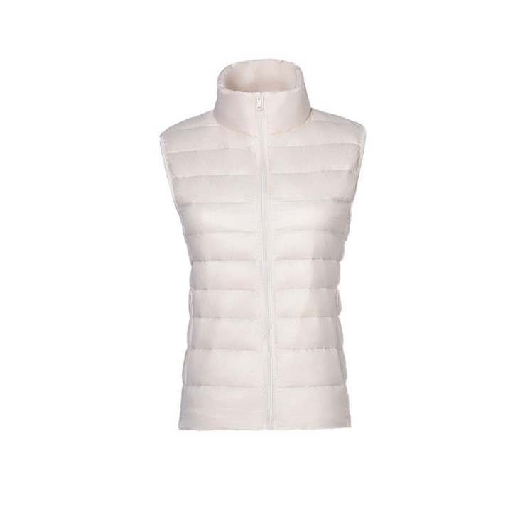 Stand-up Collar Lightweight Down Jacket Women's Vest